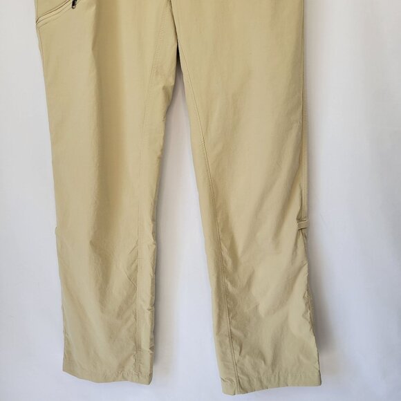 Patagonia Transit Traveller Pants Khaki Size 8 - Picture 3 of 13
